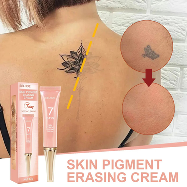 Skin Pigment Erasing Cream Tubed Painless Tattoo Erase Cream Portable Tattoo Cleaning Removal Cream Painless Skin Gel 13g Female_voghion.com