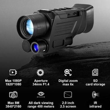 Outdoor Camping photography recording and video outdoor glasses digital camera day and night HD infrared night vision device_voghion.com