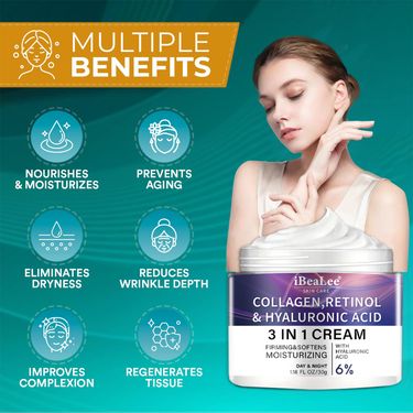 IBeaLee3in1 Anti Wrinkle face cream Repairing, Moisturizing, Lightening, Fine and Soft Lines_voghion.com