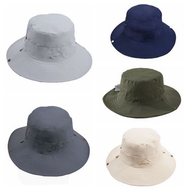 Fashion Fashion Double-sided Fisherman Male Summer Outdoor Breathable Waterproof Panama for Women Fishing Hiking Anti UV Bucket Hat Caps_voghion.com