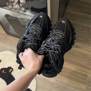 New's New Parisian Dad High Version, Third-Generation Track 3.0 Thick Soled Height Increasing Shoes, Men's And_voghion.com
