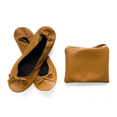 Pop-up folding indoor ballet dancing shoes wedding dance shoes lace-free wedding flats_voghion.com