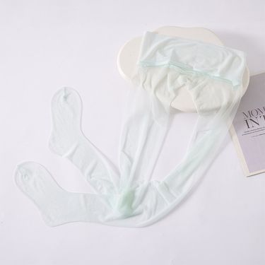 2025e Mint Manbo Green High Waist Seamless Invisible Stockings 0D Summer Pantyhose Black Silk Color Ultra-thin Skin Tone_voghion.com