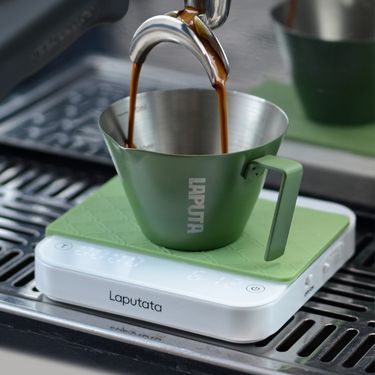 Black Obsidian Electronic Mini Italian Smart Pour Over Coffee Dedicated Small Scale Timer Rechargeable_voghion.com
