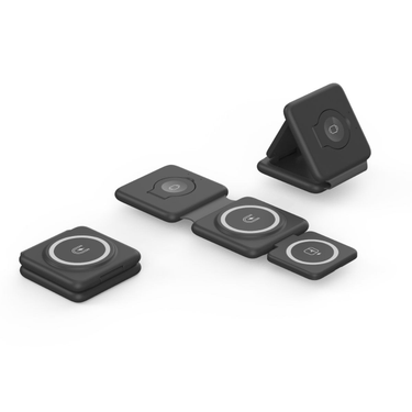 New third-generation P14 folding magnetic suction 15W 3-in-1 wireless charger suitable for Apple 14 series_voghion.com