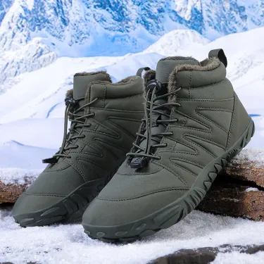 Barefoot Winter Snow Boots Winter Jogging Sneakers Non Slip Casual Barefoot Shoes Waterproof For Travel Climbing Hiking Shoes_voghion.com