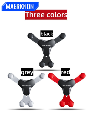 Car Phone Gravity Holder Air Vent Clip on Mobile Phone Holder Car GPS Support iPhone 14 13 12 Pro Xiaomi Samsu i_voghion.com