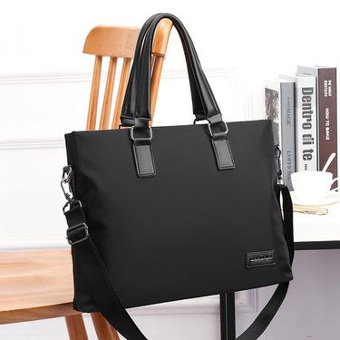 New Handbag Business Casual Oxford Cloth Laptop Large Capacity Single Shoulder Crossbody Trendy Men's Bag_voghion.com