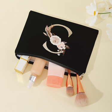Cosmetic bag printed letter cosmetic bag, women's storage bag, toiletry bag, portable clutch bag_voghion.com