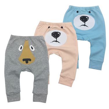 Mother & Kids children's clothing PP trousers Cotton cartoon cute newborn harem pants baby boy cartoon pants_voghion.com
