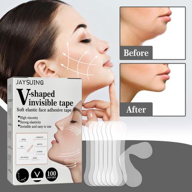 V-Shaped Lifting Invisible Face Fade Fine Lines Lift Firm Chin Muscle Shaping Shrink Patch_voghion.com
