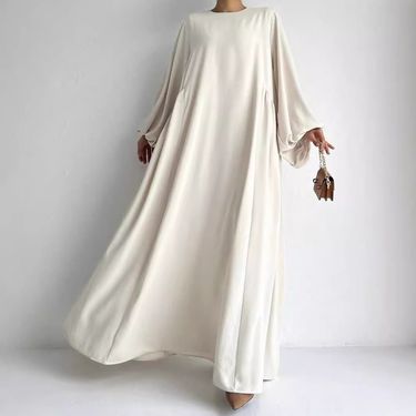 Women's Clothing new Middle Eastern Muslim women's simple clothing robe dress robe_voghion.com