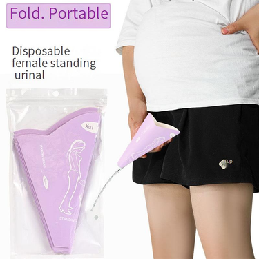 Outdoor Camping 10pcs/pack Female Folding Urinal Outdoor Travel Emergency Urinal Funnel Portable Paper Urinal_voghion.com