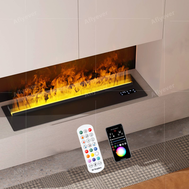 Mist Fireplace,Electric Water Vapor Fireplace Heater-Realistic Flames,Quiet,Energy Efficient,Suitable For Home/Office Decoration_voghion.com