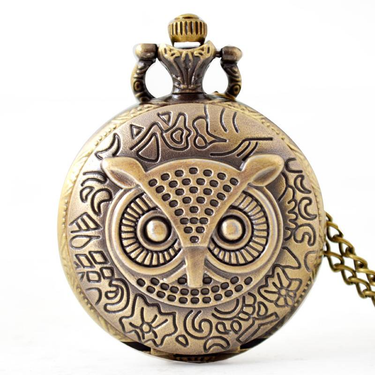 Anime Model Pocket Watch Size Owl Quartz Pocket Watch Necklace Pocket Watch, Good Looking and Versatile_voghion.com