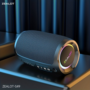 ZEALOT S49 10W BT Wireless Speakers, Outdoor Portable Subwoofer Speaker Waterproof IPX 7, Wireless Speaker, Dual Pairing,3600mAh Battery, 12 Hours Pla_voghion.com