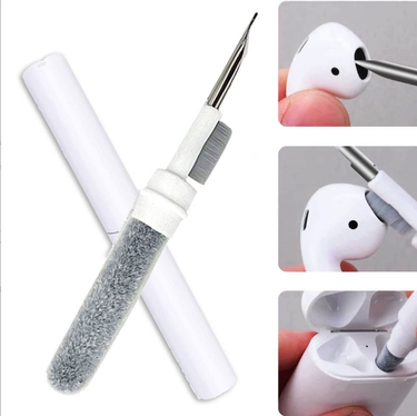 Compatible Pro 1 2 3 Earphones, Cleaning Kit with Soft Brush Plush Sponge Tool Suitable for Bluetooth Earphone Charging_voghion.com