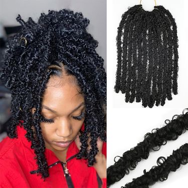 Hair Extensions Wigs Butterfly Butterfly Dreadlocks Hair Extensions Crochet Wig_voghion.com