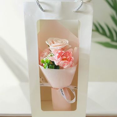Festival Gifts Christmas Women's Day Gift Soap Flower Gift Box For Company Employees Goddess Day Birthday Practical Simulation Rose Gift_voghion.com