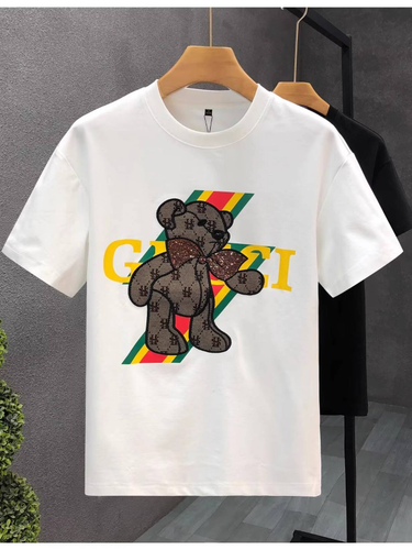 Women's casual loose large size high-quality round neck pullover short-sleeved t-shirt_voghion.com