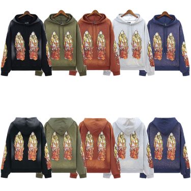 Men's Clothing wholesale Who Decides War washed and distressed brand men's and women's hooded sweatshirts and sweatpants with micro flared pants_mkmklike.com