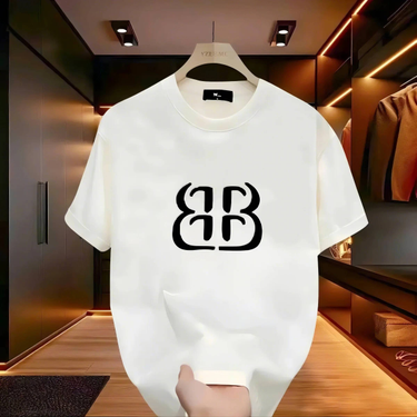 New Cotton Fashion Sense Printing Short-sleeved T-shirt Unisex Men Summer Tide Loose Hundred Tops_voghion.com