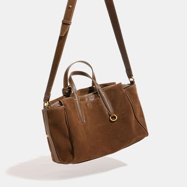 2025 New Large-capacity Suede Handheld Boston Shoulder Commuter Bag Fashion Versatile Leisure Daily Simple Commuting Personalized_voghion.com