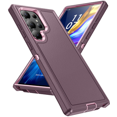 TPU+PC+PC Three-in-one Anti-fall Protective Case For Samsung Galaxy S24 S23 S22 Ultra Plus Cover_voghion.com