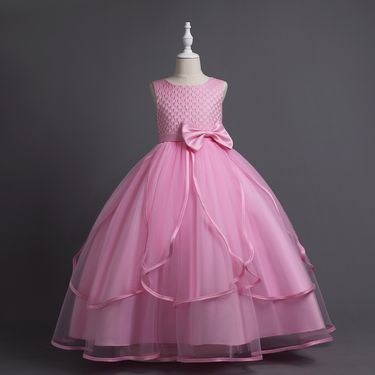 Mother & Kids New style girls dress princess dress children dress flower girl children's birthday party wedding dress cross-border supply_viptrois.com