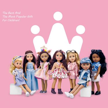 New 14-inch vinyl doll beautiful girl series children's play house toys girls toy gifts_voghion.com