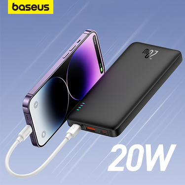 Baseus Airpow 20W Power Bank 10000mAh Fast Charge Powerbank For IPhone 14/13/12 Xiaomi Batterie Externe_voghion.com