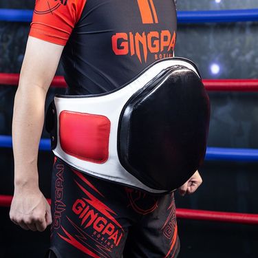 Muay Thai Sanda Fighting Professional Combat Protective Gear Sparring Chest Training Partner Boxing Waist Protection_voghion.com