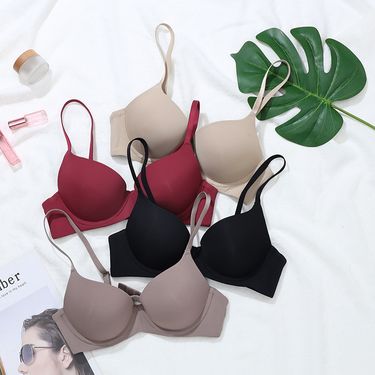 Women Plus Size Lingerie Seamless Bra For Women Gather Big Breasts To Show Small Anti Sagging Breathable_voghion.com