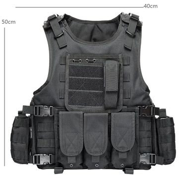 Adult Amphibious Quick Release Lightweight Multi Functional Tactical Vest Vest Stab Proof Plate Bulletproof Vest CS Outdoor Chest Hanging_voghion.com