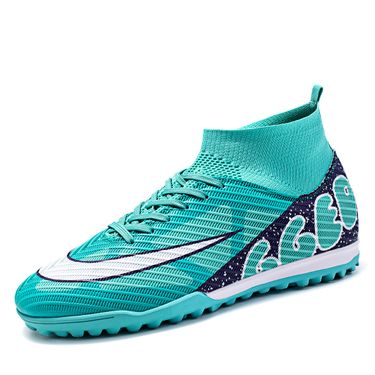 New high-top football shoes male adult students youth outdoor game training non-slip wear sports shoes_voghion.com