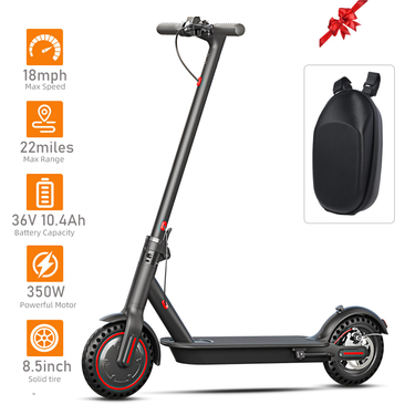 Electric J-03 Scooter 350W 28km/h Scooter 8.5inch Tire Folding Electric Scooter 22miles Max Range For Adult_voghion.com