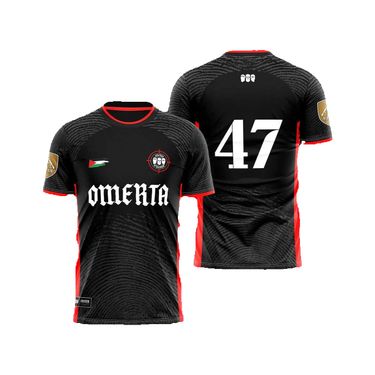 Men's T-Shirts OMERTA Bo Fans Print Breathable Jersey Outdoor Sportwear Man Short Sleeve T-shirt Oversized Men Clothing_voghion.com