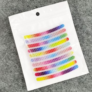Car Wheel Stickers Reflective Luminous Warning Stickers Motorcycle Bicycle Bicycle Tire Rim Decoration Reflective Strips_voghion.com