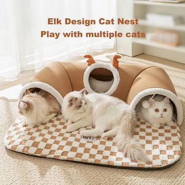 Cats Pet Products Warm Supplies Christmas Goods For Winter Basket Houses Habitats Kitten Accessory Bed Dog All Things Mat Beds_voghion.com