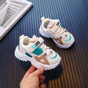 Girls' sports shoes, children's soft soled breathable mesh shoes, boys' lightweight walking shoes, casual shoes_voghion.com