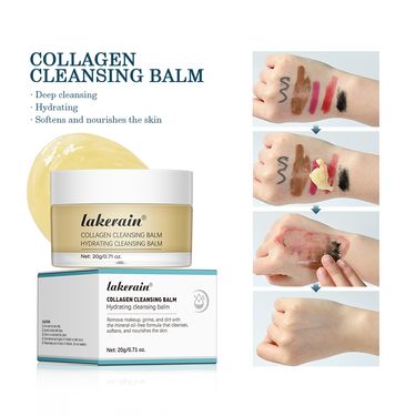 Pro-Collagen 3in1 Facial Cleanser For All Skin Types Soften Deep Cleanse Hydrate Makeup Non-greasy Cleansing Balm_voghion.com