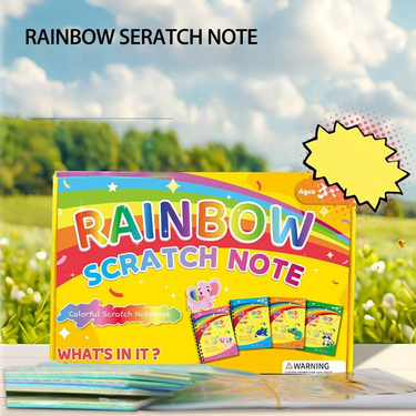 Scratch Art Kit For Kids - 24 Pack DIY Rainbow Magic Drawing Paper Set, Creative Doodle Crafts For Children, Fun & Educational Activity Gift_voghion.com