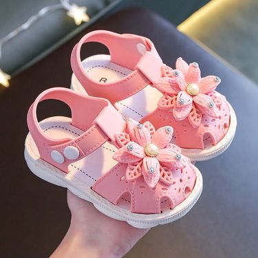 Mother & Kids 2024 New Baby Sandals 1-3 Years Old Soft Sole Infant Toddler Shoes Summer Girls Princess Little Girl Shoes_voghion.com