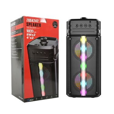 ZQS4242 High Power Dual Speaker Audio South American Wireless Microphone Remote Control Square Dance Lantern Speaker_voghion.com