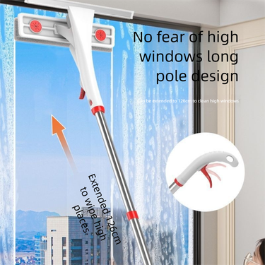 Water Glass Brush Home Use, Window Tool For Inside And Outside, High-Rise Telescopic Special Cleaning Squeegee,_voghion.com