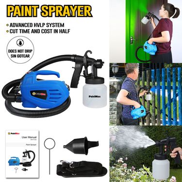 800ML Paint Spray Painter 650W Paint Sprayer Machine 800ML/Min Output HVLP Oil Primer Water Sprayer W/ 3 Spraying Patterns Motor Strap Detachable Containe_voghion.com