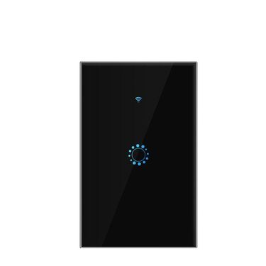 For Tuya WiFi Smart Switch Touch Panel Wall Light Switch US AU Remote Control with Alexa Google Home 1/2/3 Gang_voghion.com