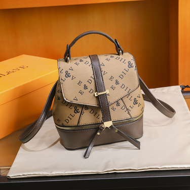 New Shoulder Bag Women's Trendy Print Pattern Versatile Female Student Japanese Korean School Bag Large Capacity Small Backpack_voghion.com