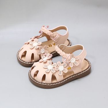 Kids Shoes Summer children's sandals soft bottom non-slip baby shoes infant shoes toddler shoes princess shoes girls shoes small leather shoes_viptrois.com