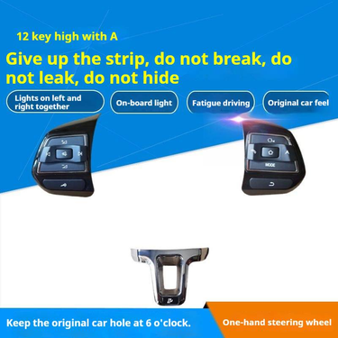 Wireless multifunctional steering wheel buttons, 11 models, 13 models, 15 models, Bora, Sagitar, Jetta, Santana Polo_voghion.com